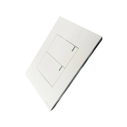 Interruptor Doble Conmutable White Luxury