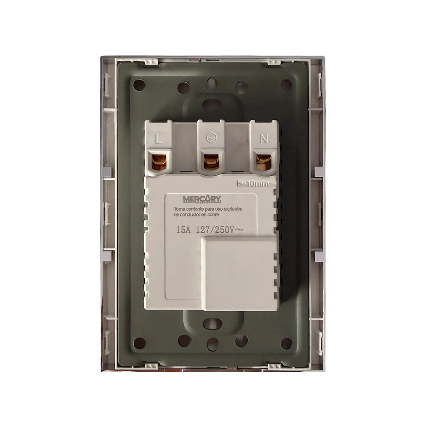 Toma Doble Polo Tierra + USB X2 White Luxury
