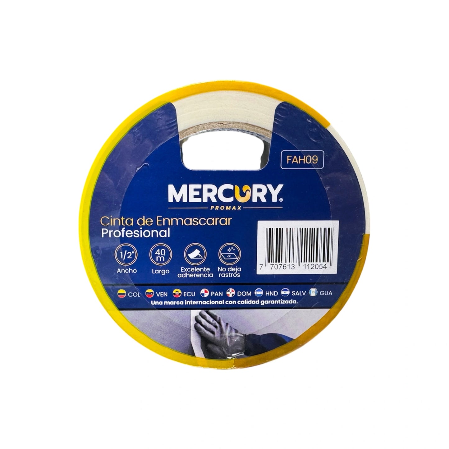 Cinta de Enmascarar Profesional 1/2" de 40m