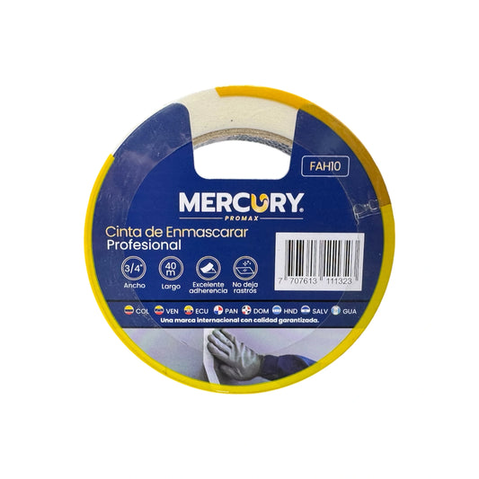 Cinta de Enmascarar Profesional 3/4" de 40m