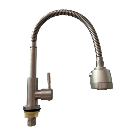 Llave Lavaplatos Mesón Flexible Premium Acero Inoxidable