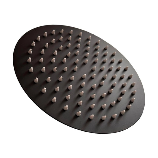 Ducha Redonda 8" Negro Mate
