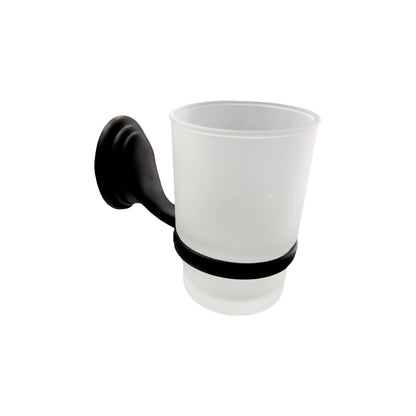Juego de Accesorios Baño Acero Negro Mate