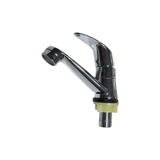 Llave Lavamanos Sencilla Cromada de Palanca