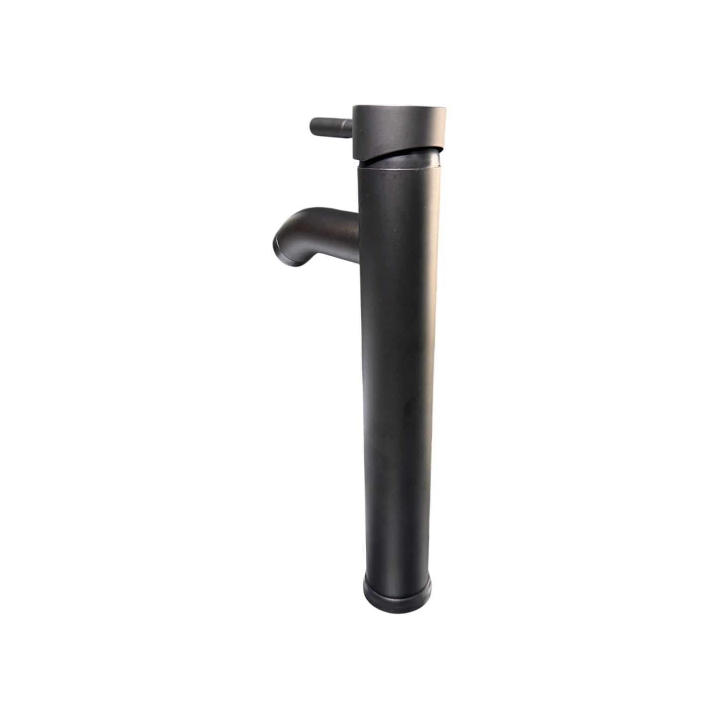 Llave Lavamanos Luxury Negro Mate Cuello Alto