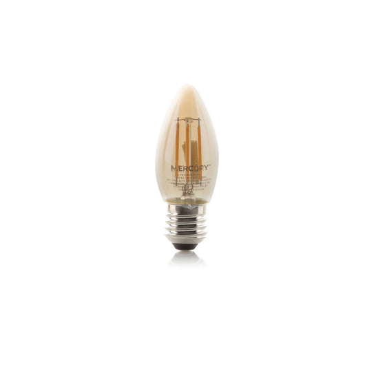 Bombillo LED Vintage de Filamento C35 Vela 4W