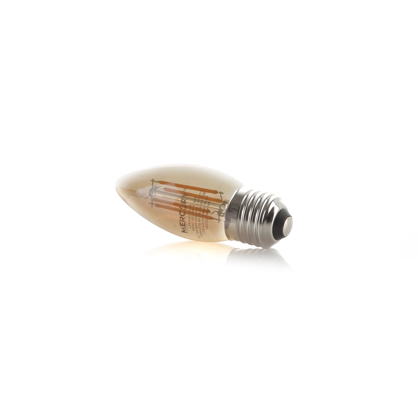 Bombillo LED Vintage de Filamento C35 Vela 4W