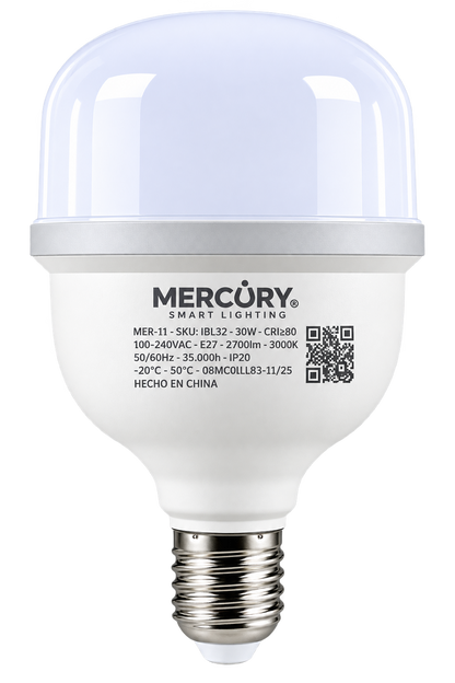 BOMBILLO LED ALTA POTENCIA 30W E27 3000K