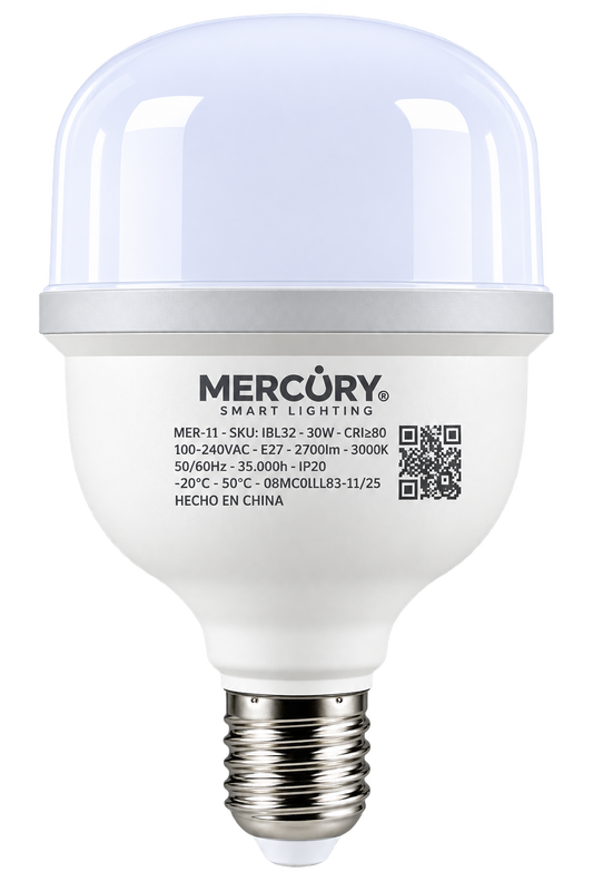 BOMBILLO LED ALTA POTENCIA 30W E27 3000K