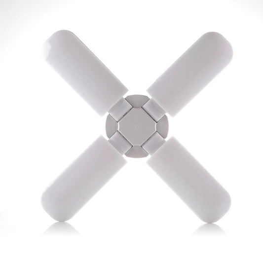Bombillo LED 4 Aspas Escualizable 40W Luz Blanca