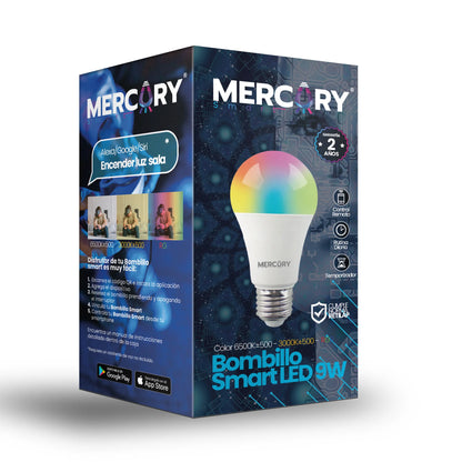 Bombillo Smart LED Wifi 9W RGB
