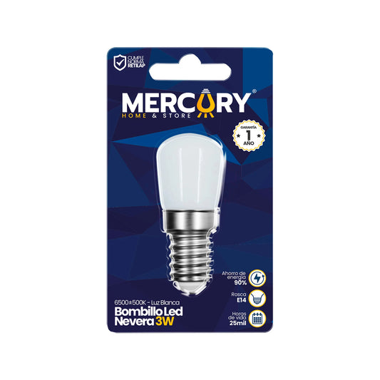 Bombillo LED Nevera Perfume 3W Luz Blanca