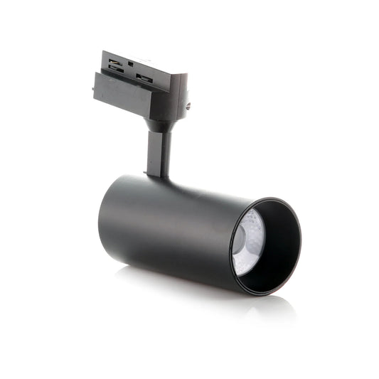 Spot LED Liso Negro 20W Luz Blanca