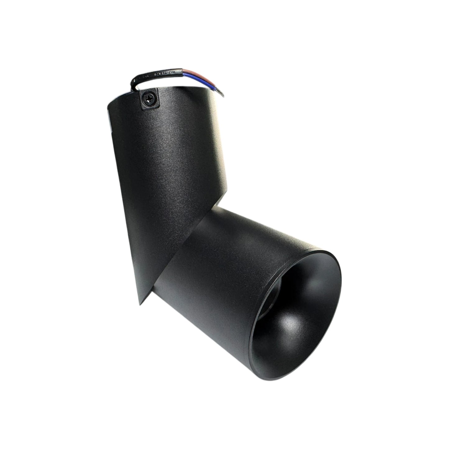Spot Giratorio Cilíndrico LED Negro 15W Luz Blanca