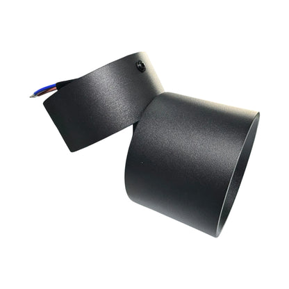 Spot Giratorio Cilíndrico LED Negro 20W Luz Blanca