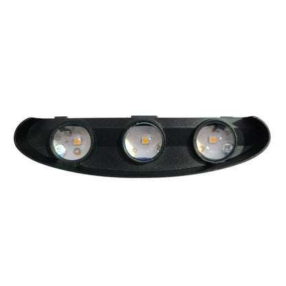 Aplique LED Up & Down 6W Negro Luz Cálida