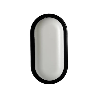 Tortuga LED Lisa Negra 12W Luz Blanca