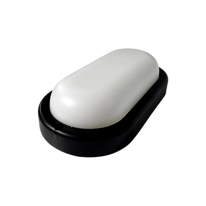 Tortuga LED Lisa Negra 12W Luz Blanca