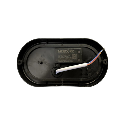Tortuga LED Lisa Negra 12W Luz Blanca