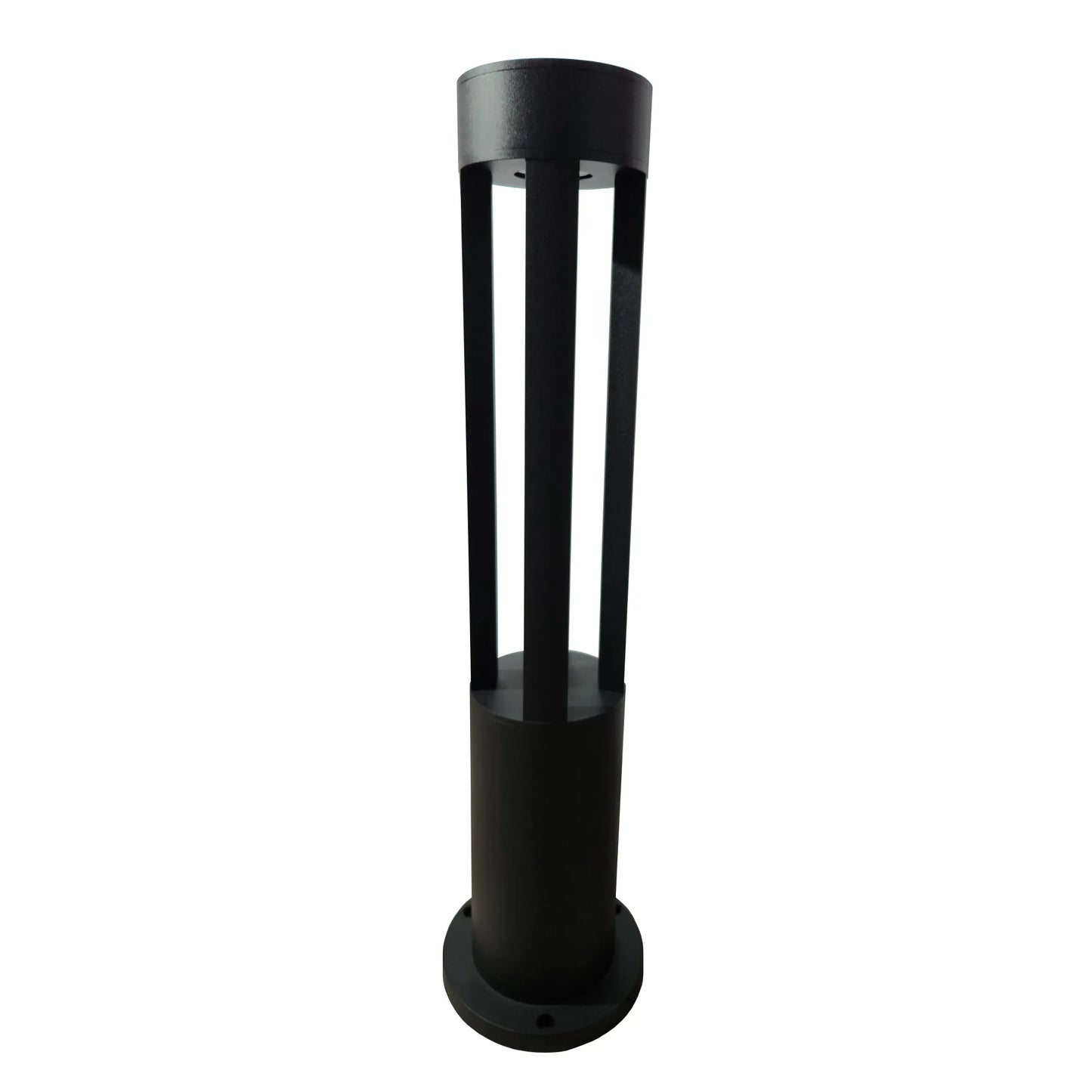 Aplique Poste LED 10W Negro Luz Cálida