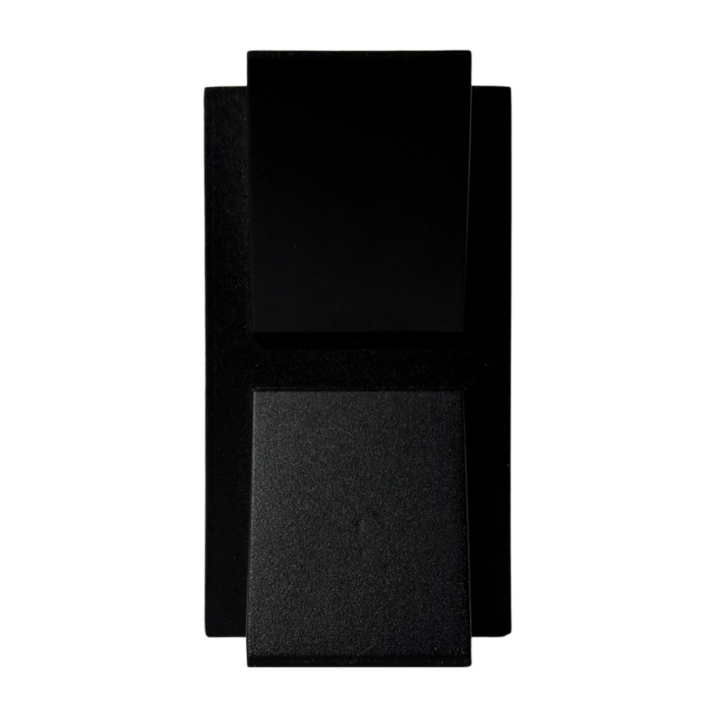 Aplique LED Corbatín 2x3W Negro Luz Cálida