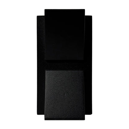 Aplique LED Corbatín 2x3W Negro Luz Cálida