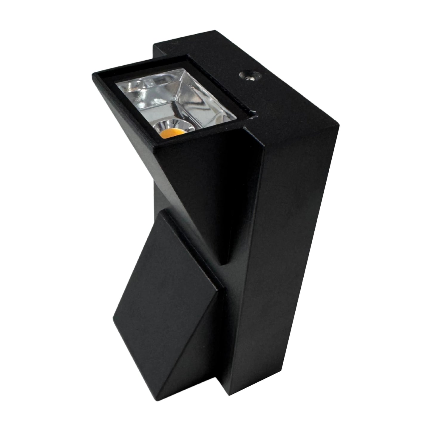 Aplique LED Corbatín 2x3W Negro Luz Cálida