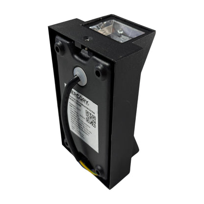 Aplique LED Corbatín 2x3W Negro Luz Cálida