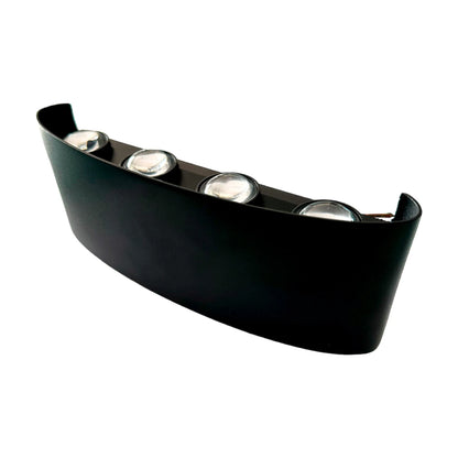 Aplique LED Up & Down 8W Negro Luz Cálida