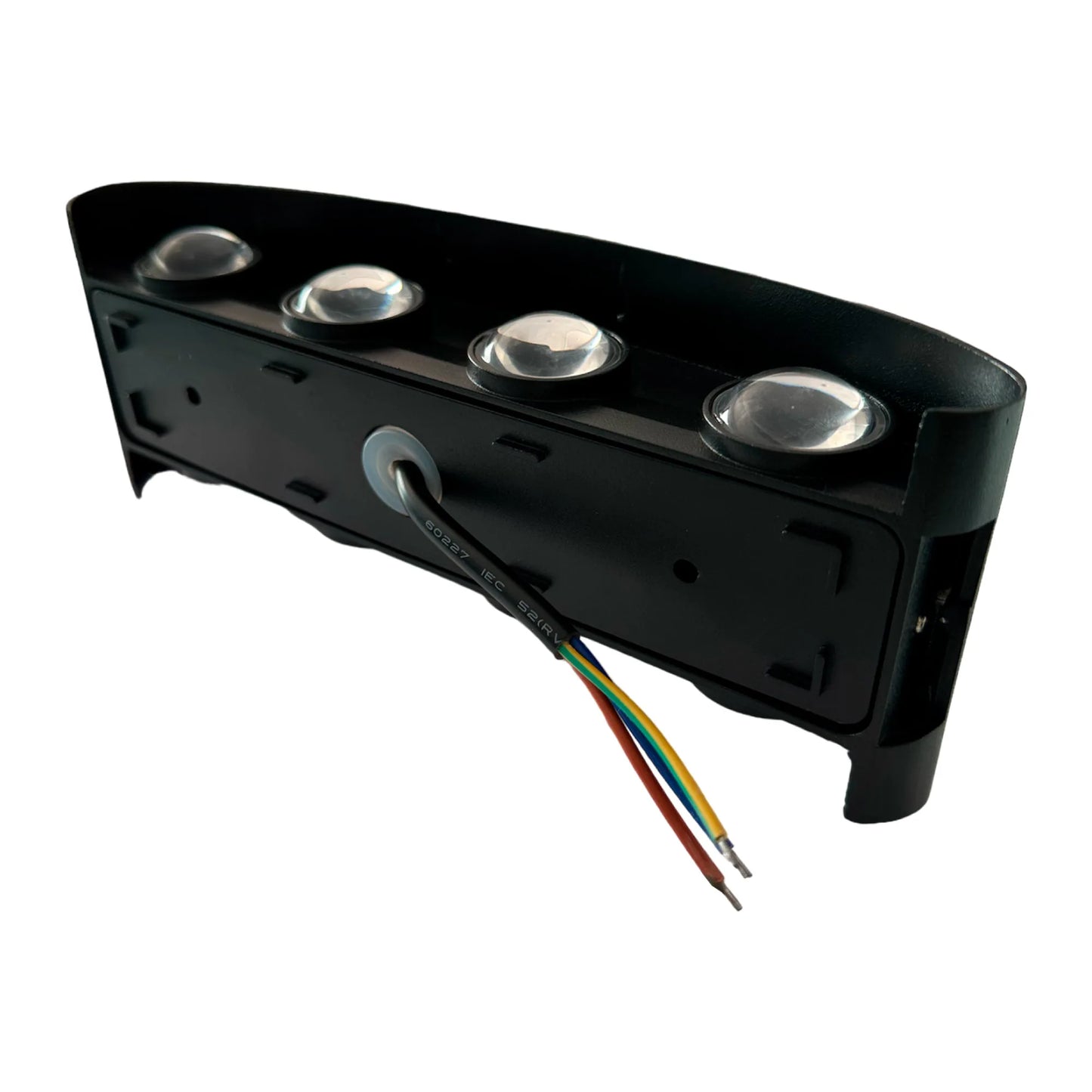 Aplique LED Up & Down 8W Negro Luz Cálida