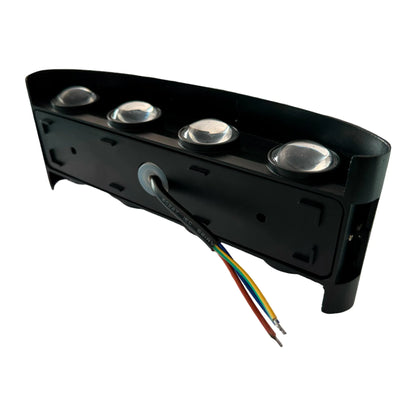 Aplique LED Up & Down 8W Negro Luz Cálida