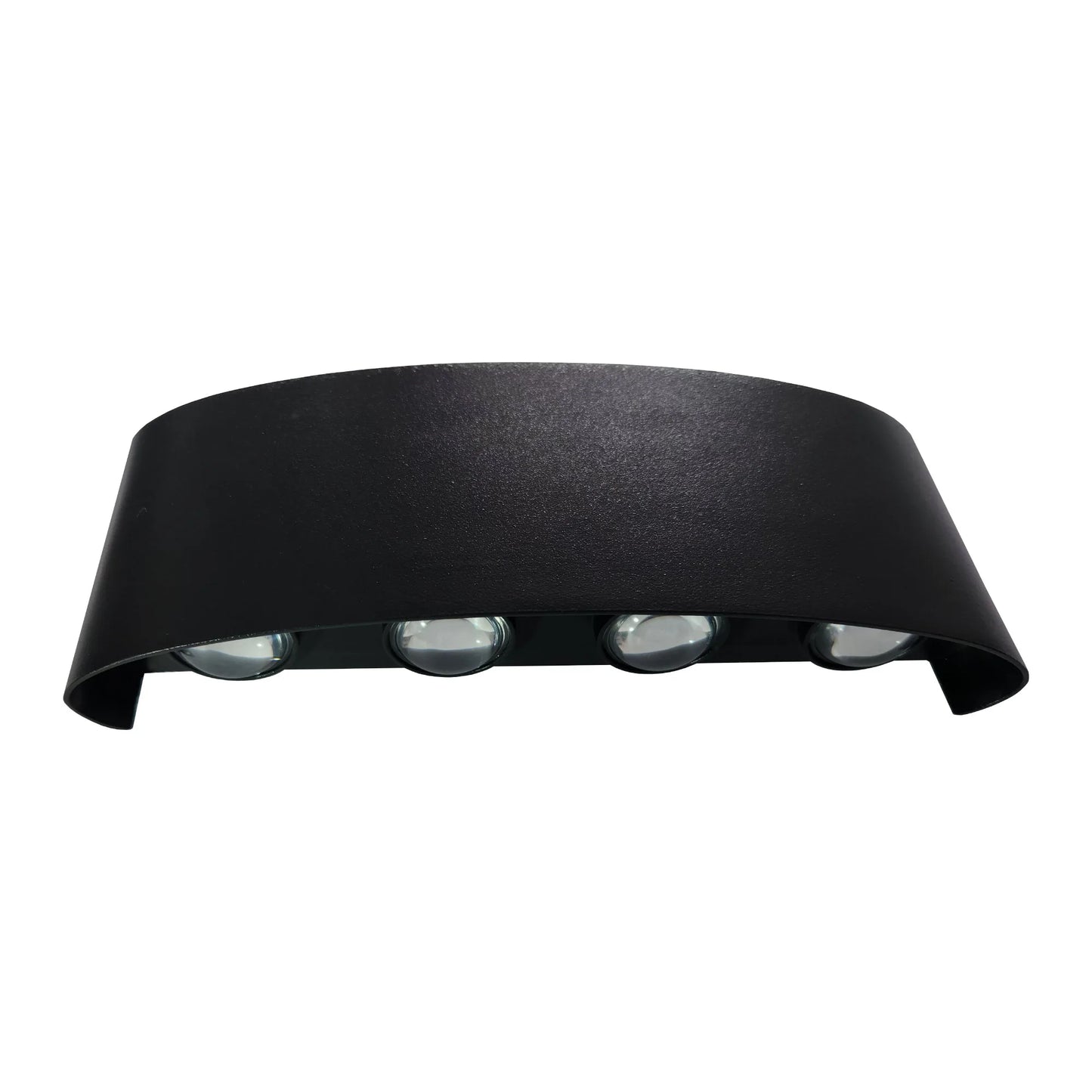 Aplique LED Up & Down 8W Negro Luz Cálida