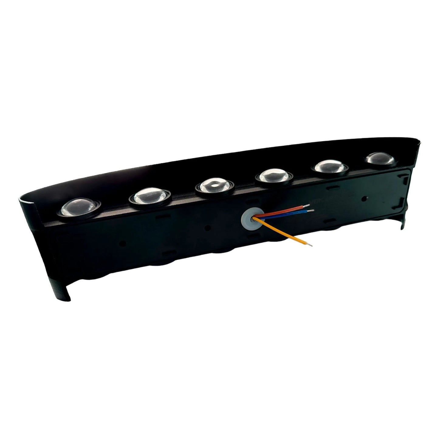 Aplique LED Up & Down 12W Negro Luz Cálida