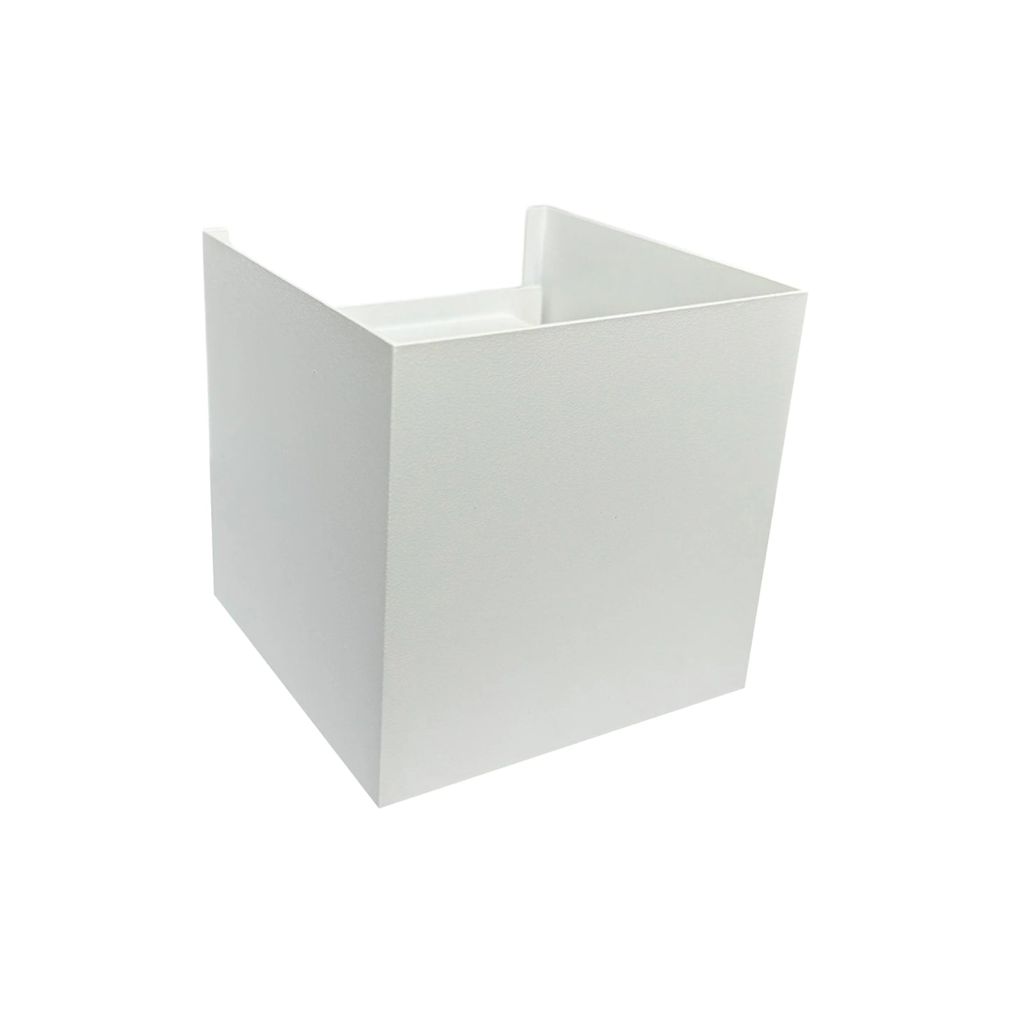 Aplique LED Box Blanco 6W 10x10 Luz Cálida