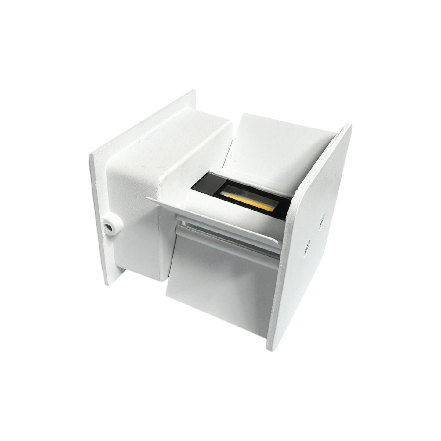 Aplique LED Box Blanco 6W 10x10 Luz Cálida