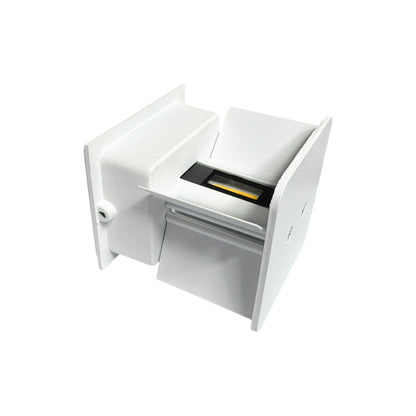 Aplique LED Box Blanco 6W 10x10 Luz Cálida