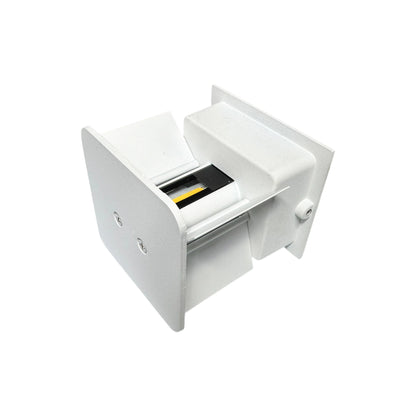 Aplique LED Box Blanco 6W 10x10 Luz Cálida