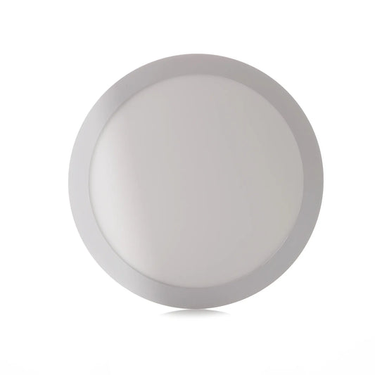 Panel LED Redondo de Incrustar 24W 10" Luz Blanca