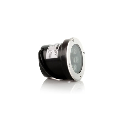 Bala LED Piso 6W Satín Redonda Luz Blanca
