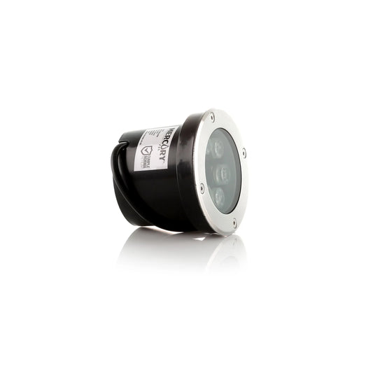 Bala LED Piso 6W Satín Redonda Luz Blanca