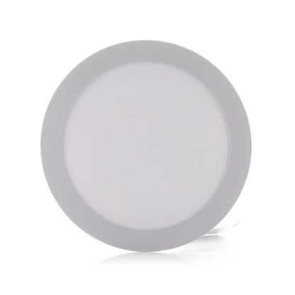 Panel LED Redondo Incrustar 18W 8" Luz Cálida