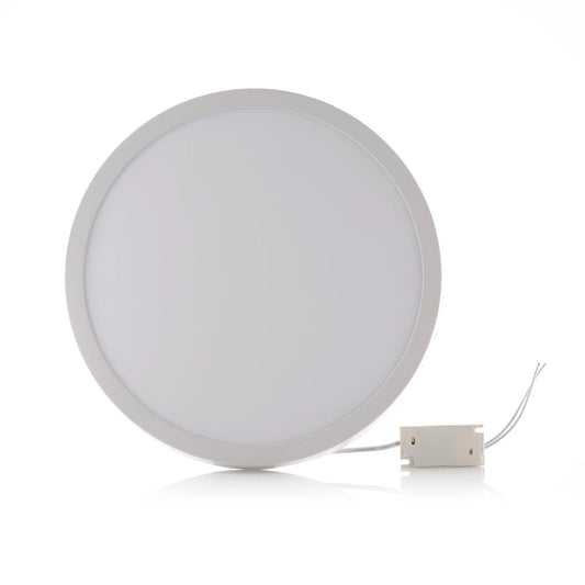 Panel LED Redondo de Sobreponer 12W 6" Luz Neutra