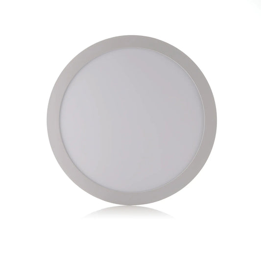 Panel LED Redondo de Incrustar 24W 10" Luz Cálida