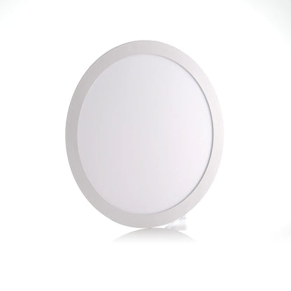 Panel LED Redondo de Incrustar 24W 10" Luz Cálida