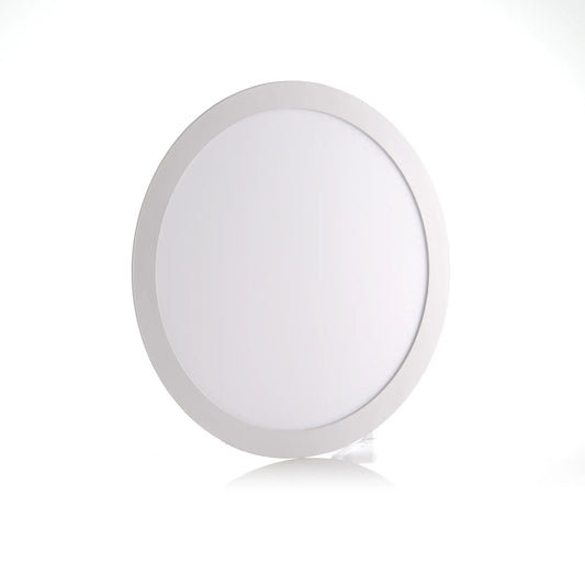 Panel LED Redondo de Incrustar 24W 10" Luz Cálida