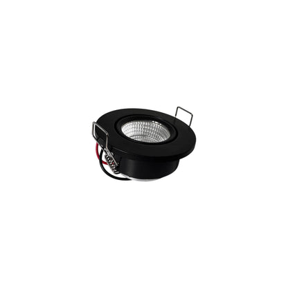 Bala LED Negra 3W Luz Blanca