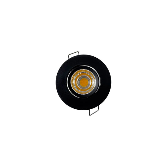 Bala LED Negra 3W Luz Cálida