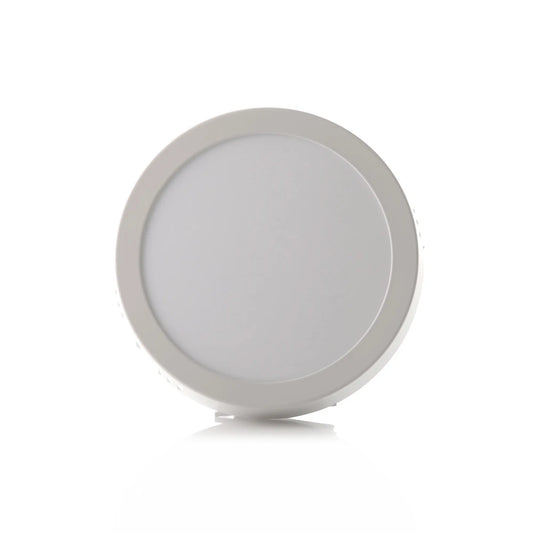 Panel LED Redondo de Sobreponer 12W 6" Luz Blanca