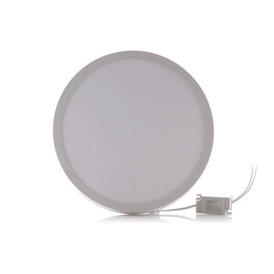 Panel LED Redondo de Sobreponer 24W 10" Luz Blanca