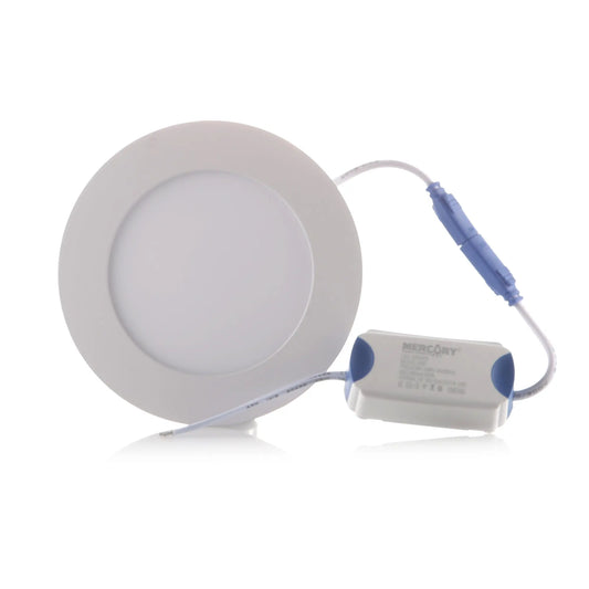 Panel LED Redondo de Incrustar 6W 4" Luz Neutra